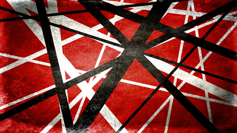 Van Halen Stripes iPhone Wallpaper Iron Frankenstrat