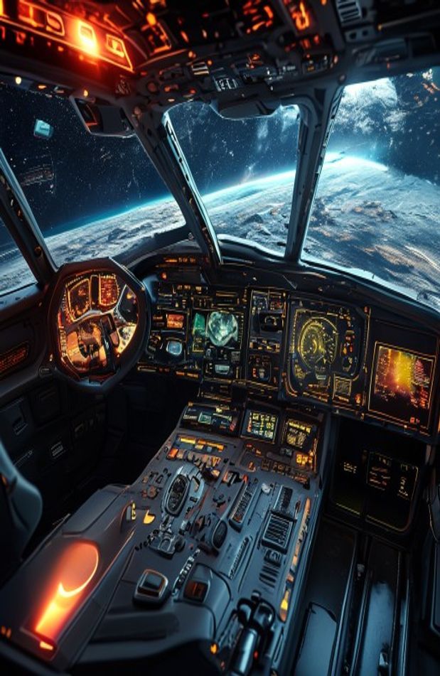 Millenium Falcon Cockpit Wallpaper