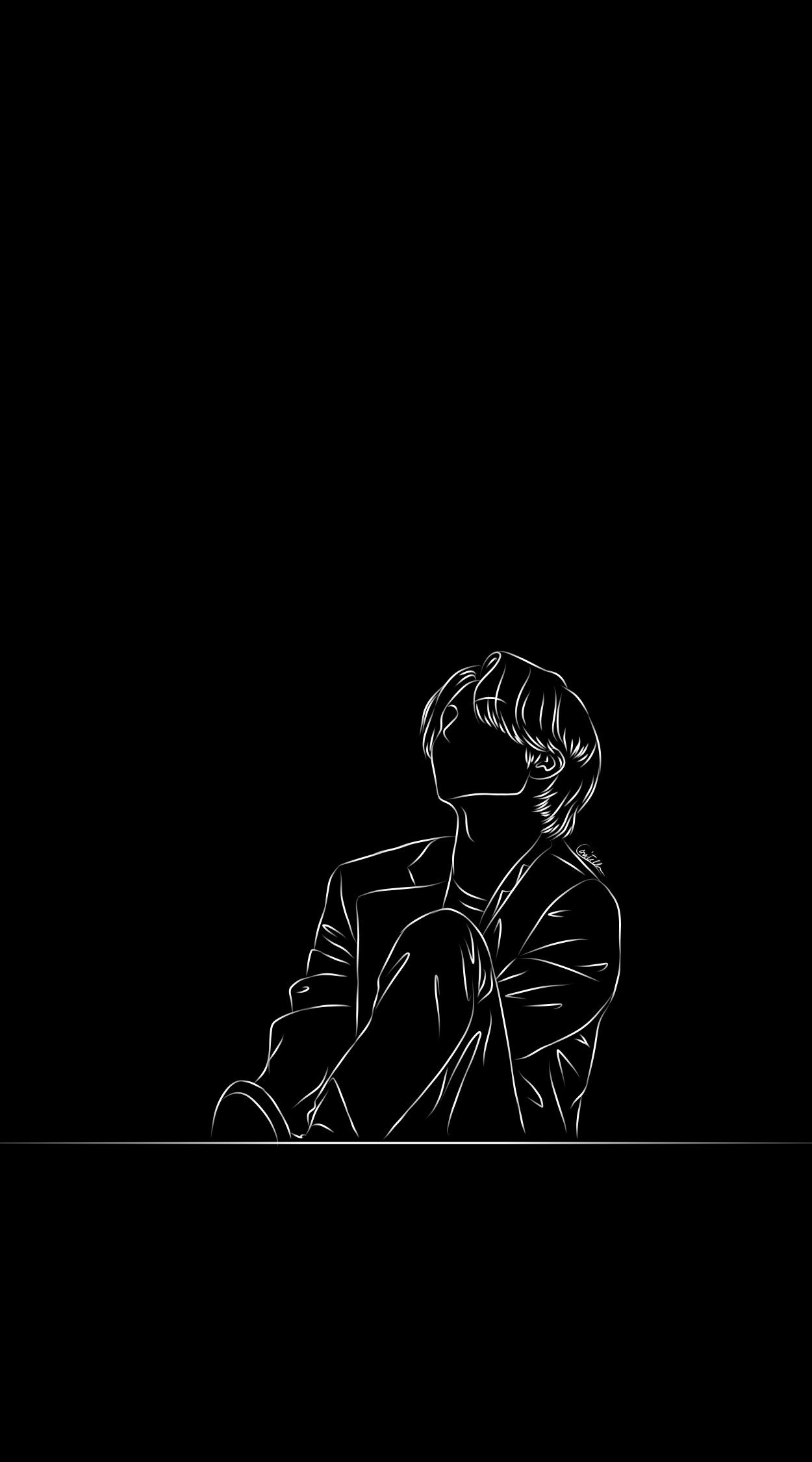 Black White Art Wallpaper