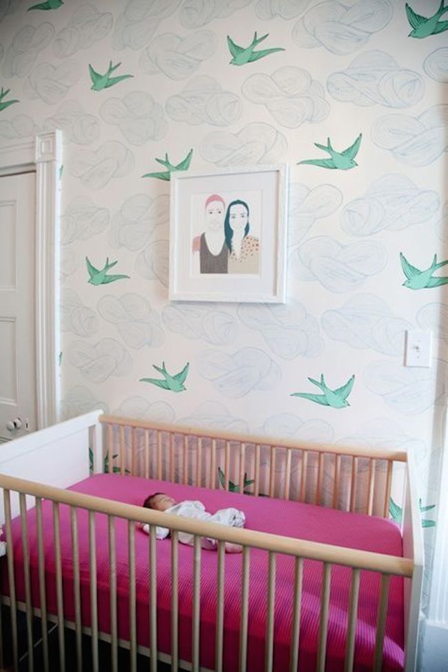 Nursery Hygge West Daydream Wallpaper Via Dicorcia Interior Design