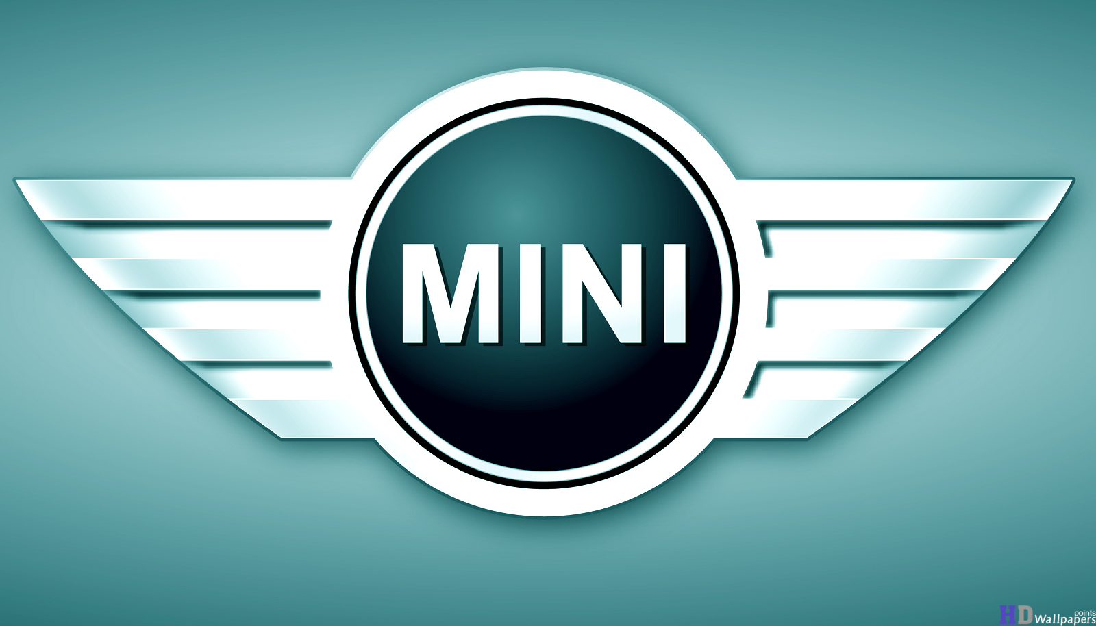 Mini Cooper Emblem 3d Logo Design HD Wallpaper