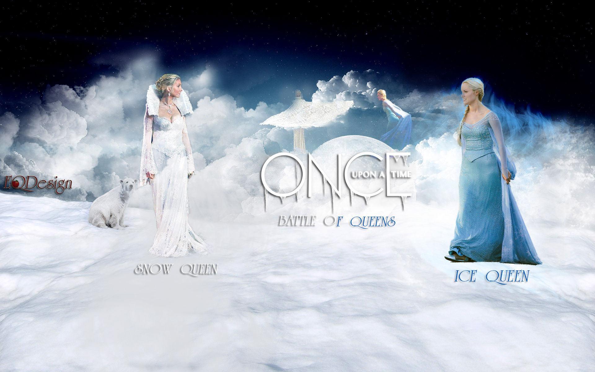 🔥 Free Download Snow Queen And Ice Queen Once Upon A Time By Eqdesign 1920x1200 For Your 
