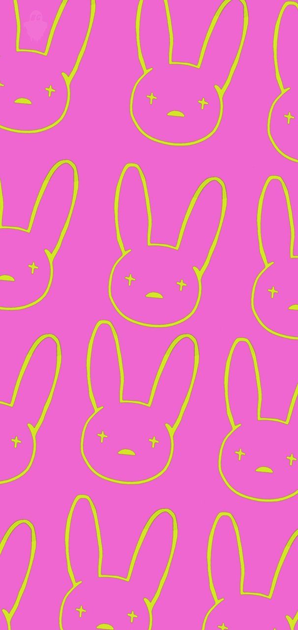 Bad Bunny Minimalist Ideas Wallpaper Drawing
