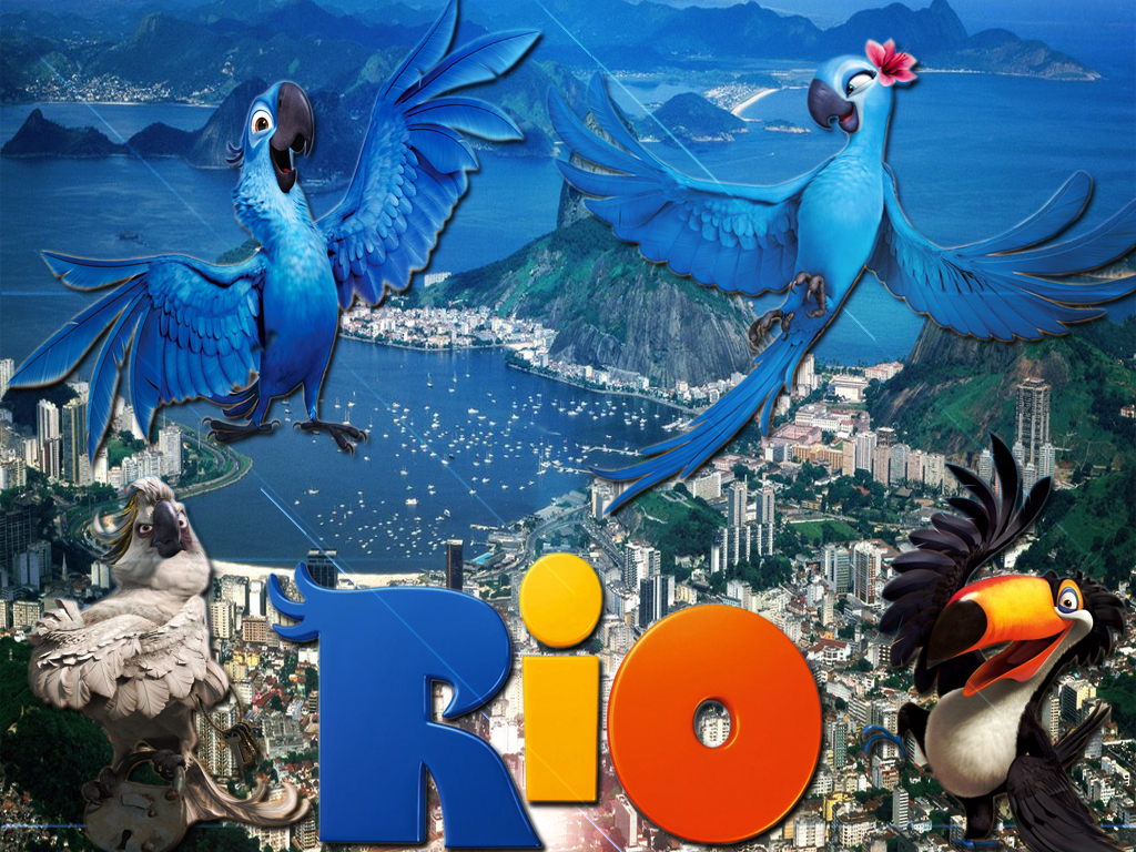 Rio The Movie WALLPAPER[OFFICIAL BLU from the computer animated