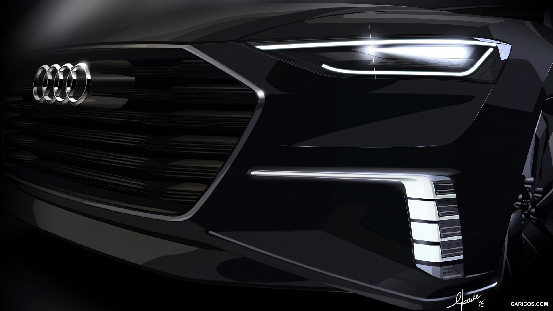 Audi Prologue Avant Concept Headlight HD Wallpaper
