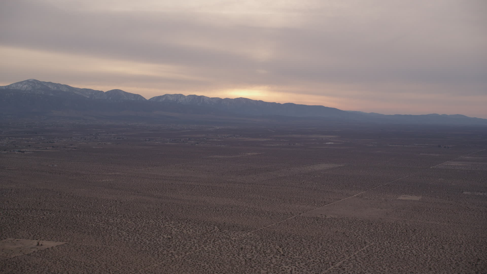 5k Stock Footage Aerial Video Of Mojave Desert Background At