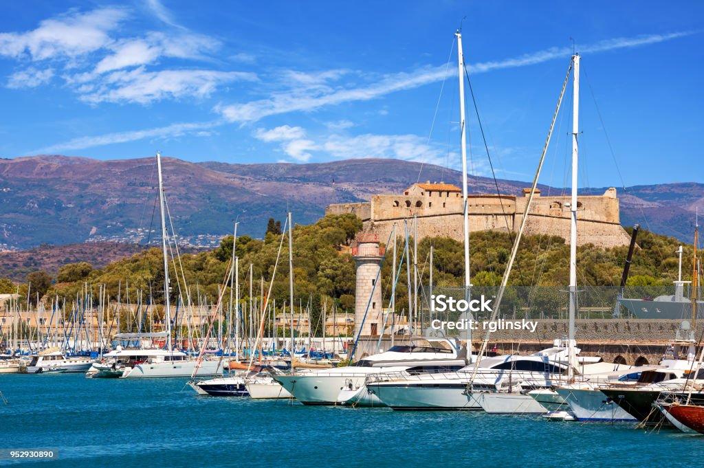 Port Of Antibes France Background