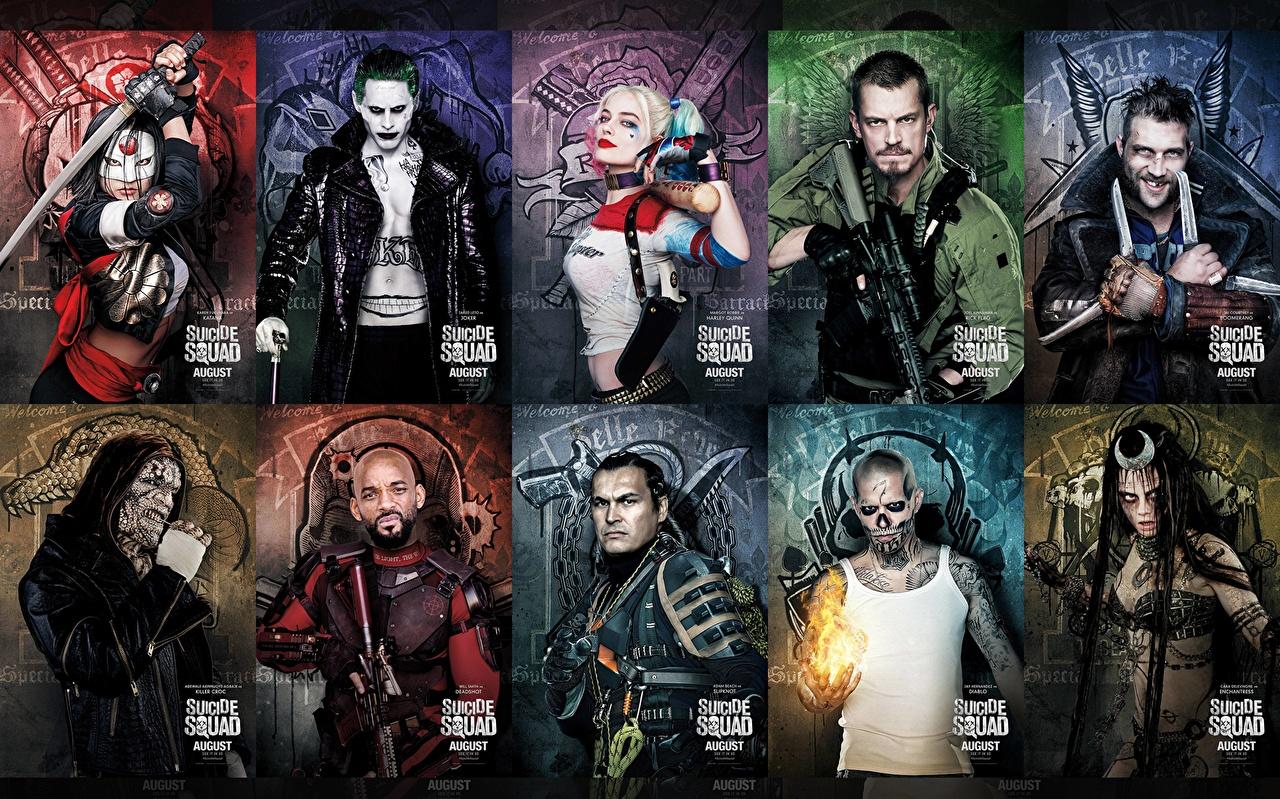 Pictures Suicide Squad Will Smith Joker Hero Harley Quinn