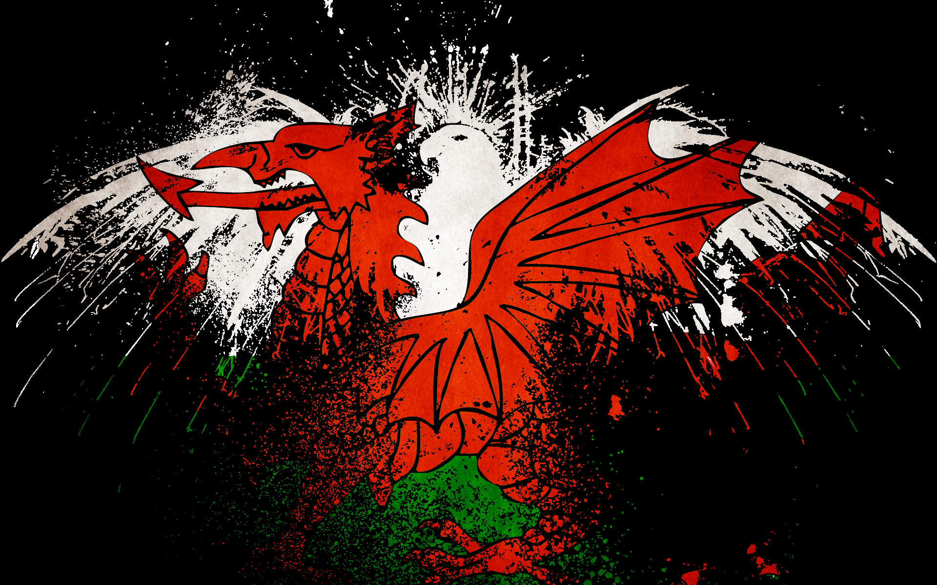 Real Welsh Flag Live Wallpaper Eead Hwelsh