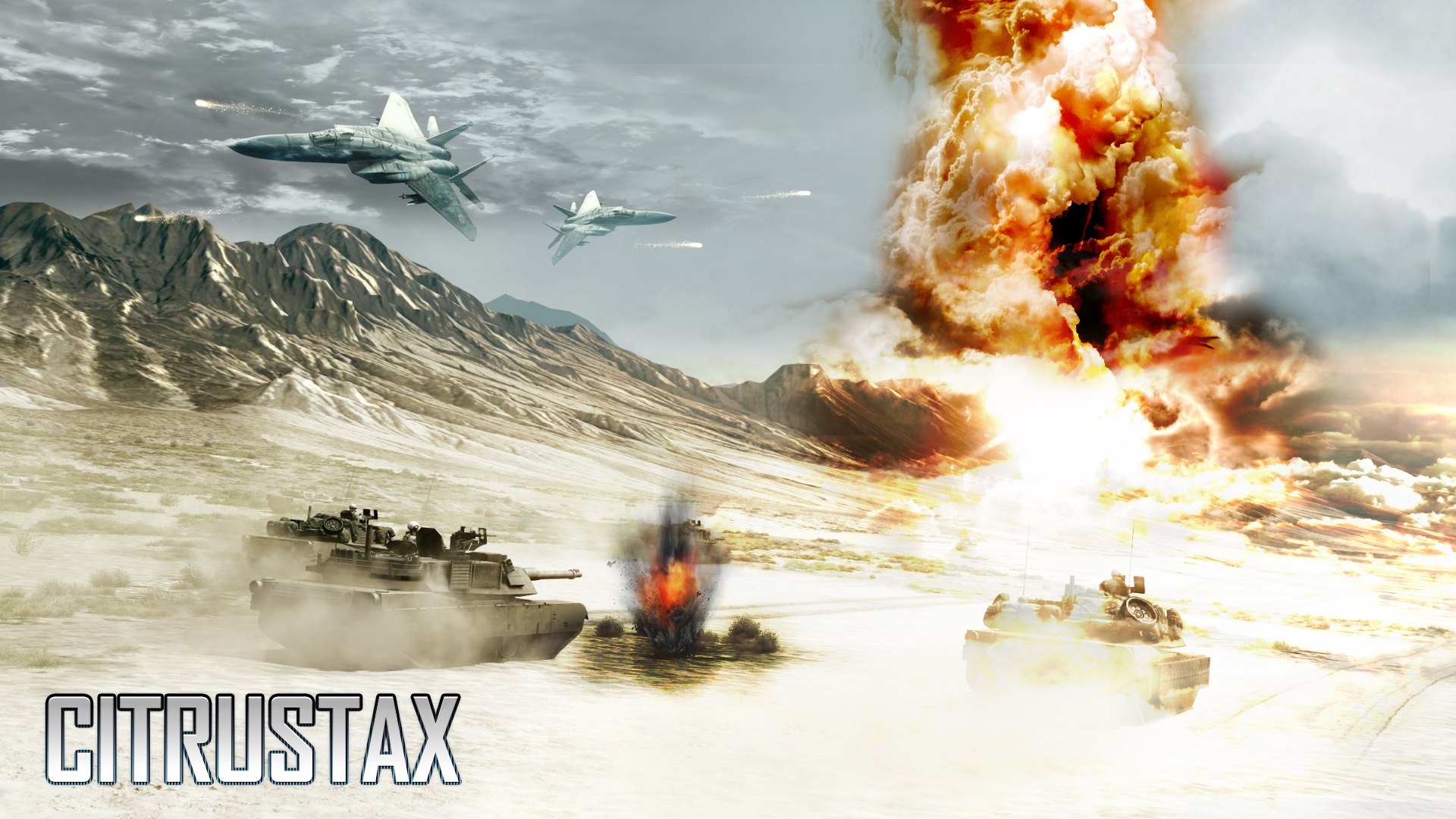 Battlefield 3 wallpaper 1080p Nuclear bomb by PixelDesignNL on