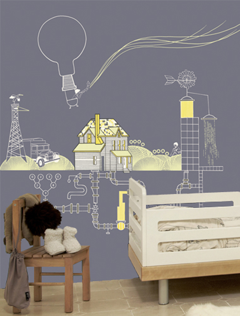 Kids Room Wallpapers with Fun Theme by Tres Tintas on April 25 2011