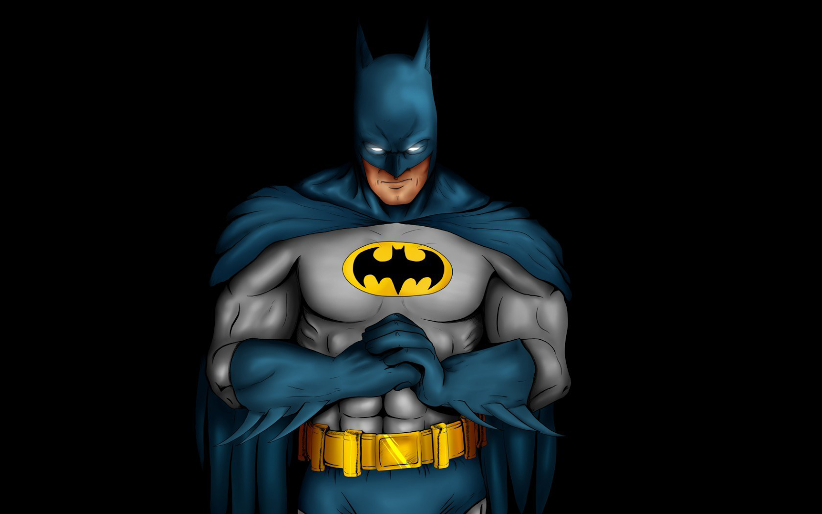 Cartoon Batman Super Hero HD Wallpaper Desktop
