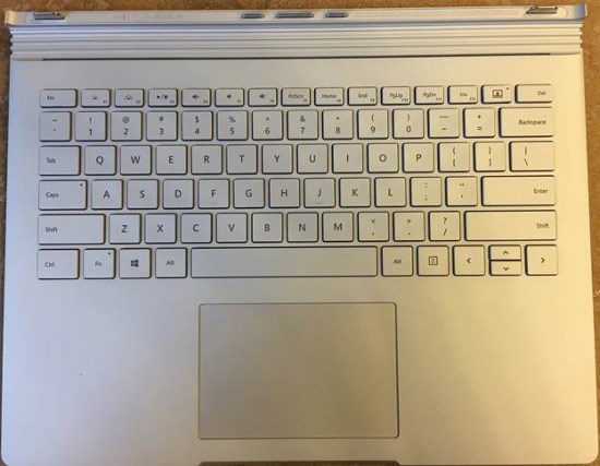 Surface Book Keyboard With The Screen Detached