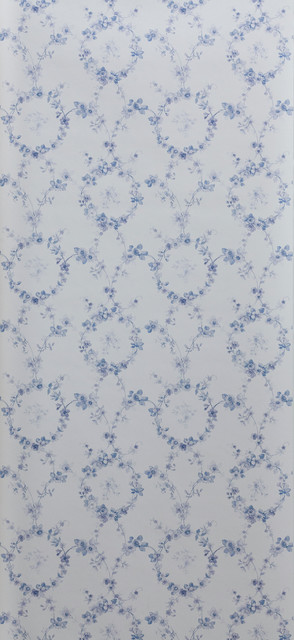 Blue White Floral Cottage Wallpaper Bolt Farmhouse