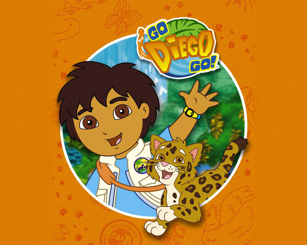 Go Diego Go with a leopard Wallpaper   Go Diego Go Free Wallpaper