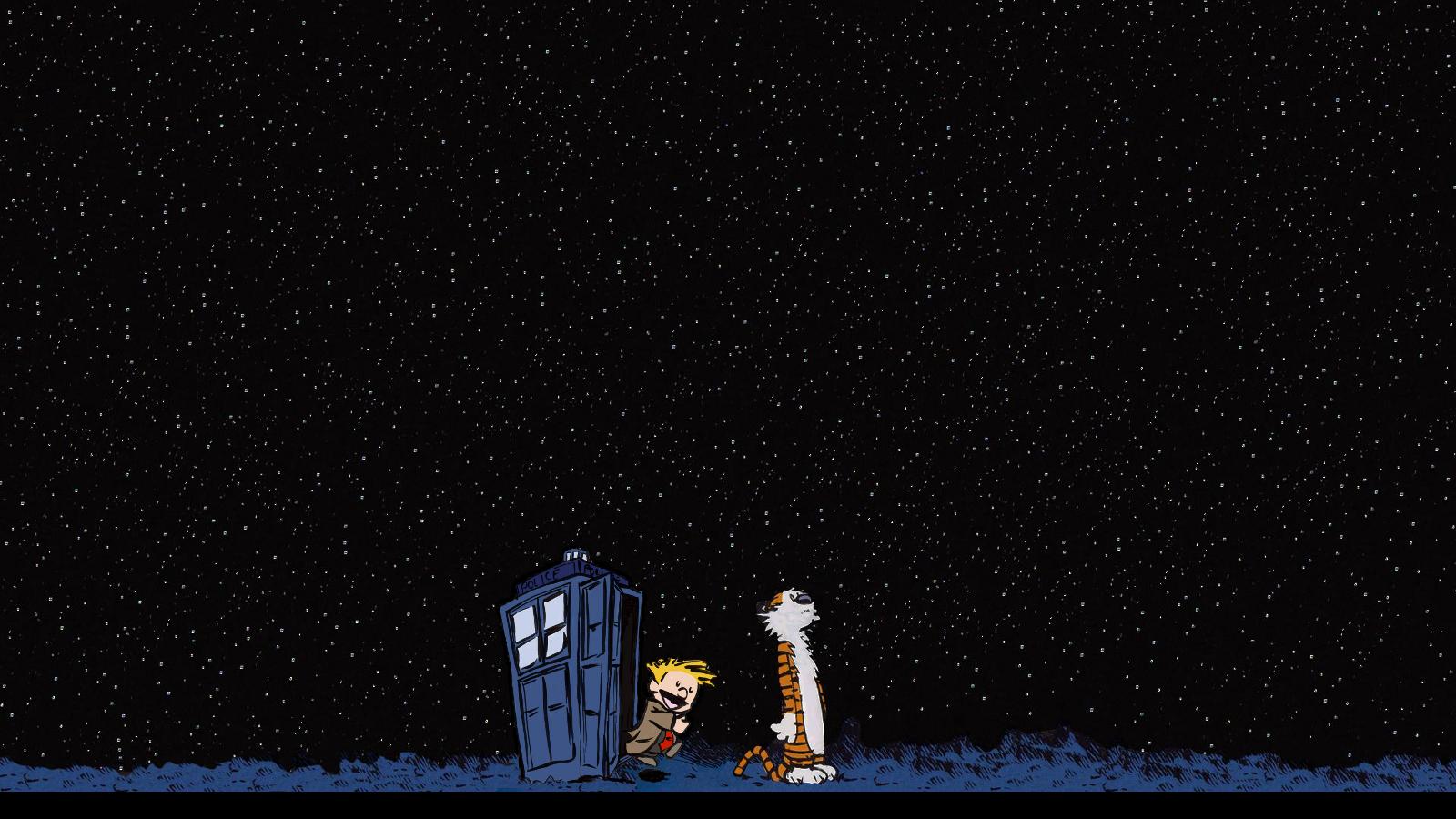 Ics Calvin Hobbes Doctor Who And Wallpaper
