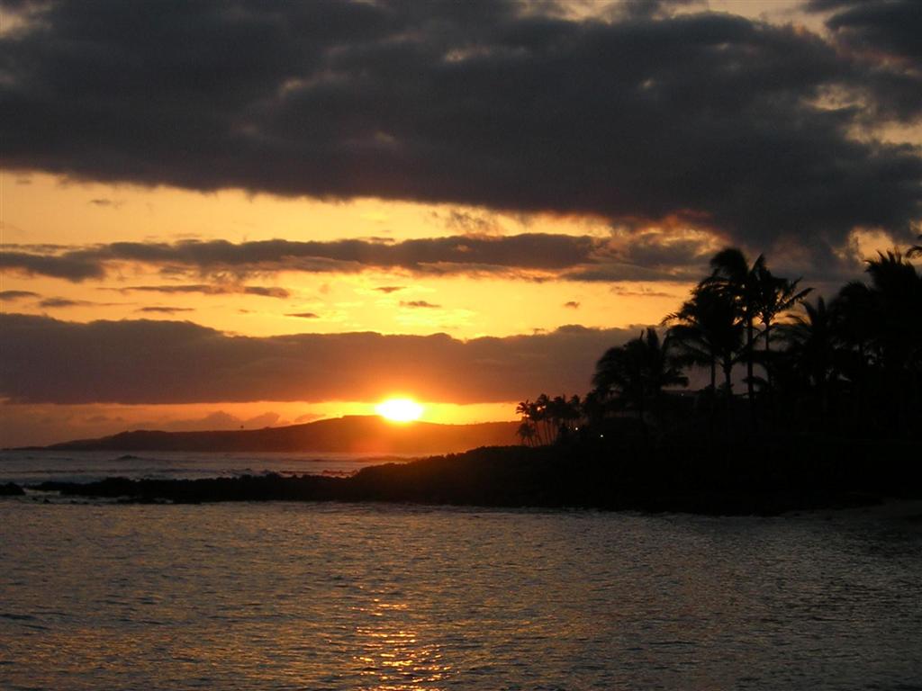 Hawaiian Sunset Wallpaper Hawaii