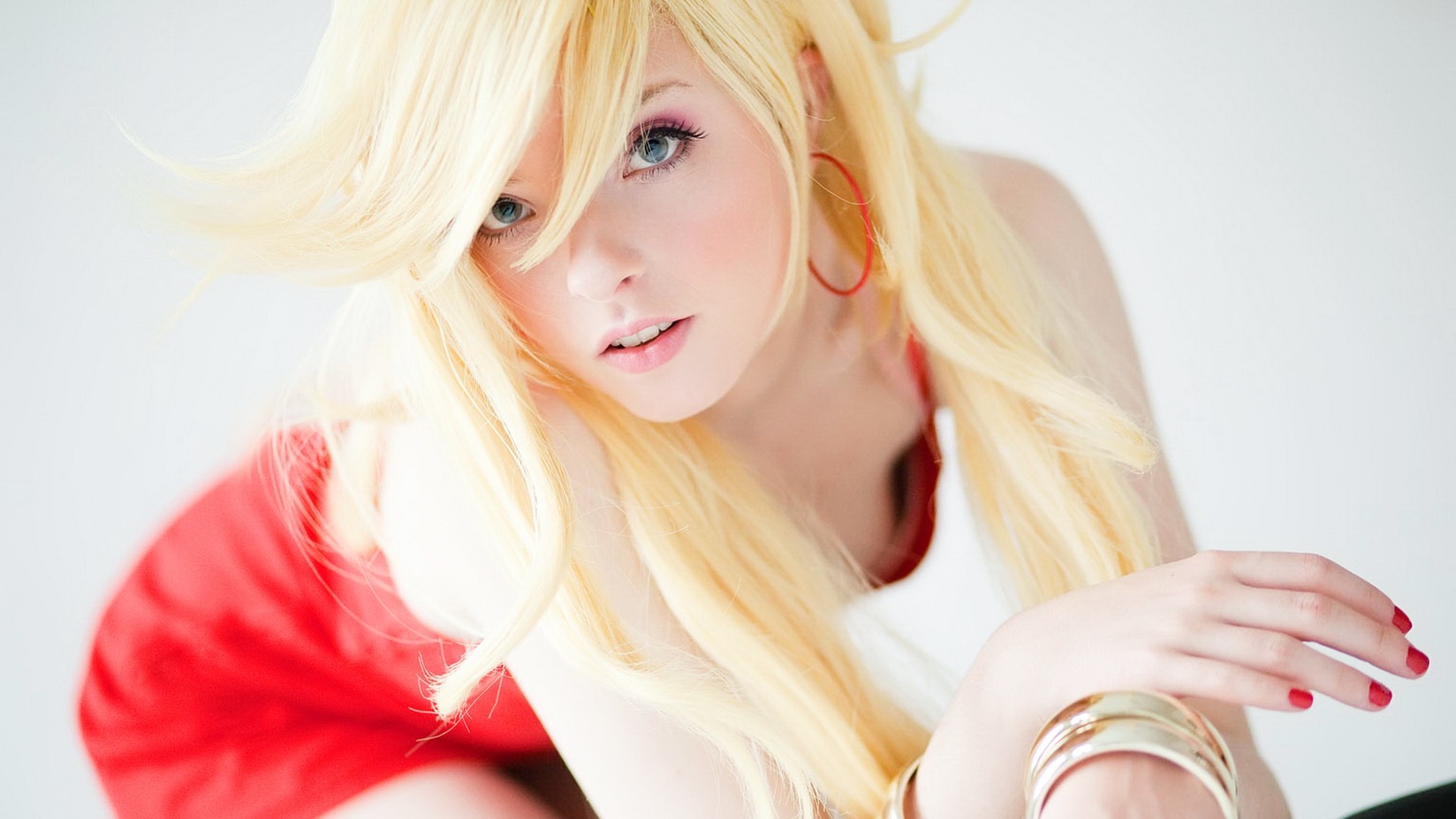 Wallpaper Blondes Women Cosplay Amateurs Panty And Stocking