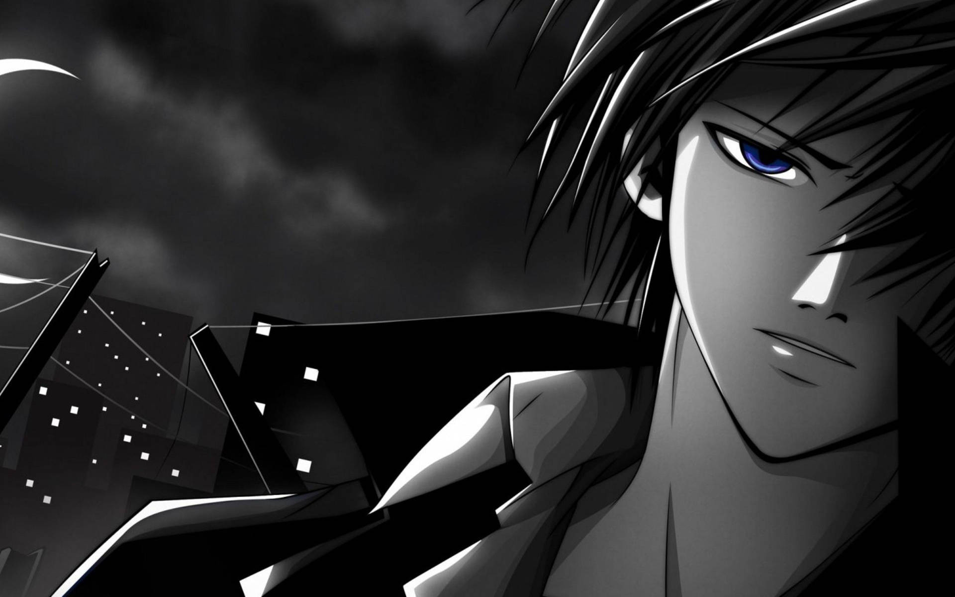 Anime Boy Dark Wallpaper