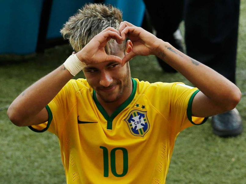 Neymar Hairstyle World Cup Celebrates After