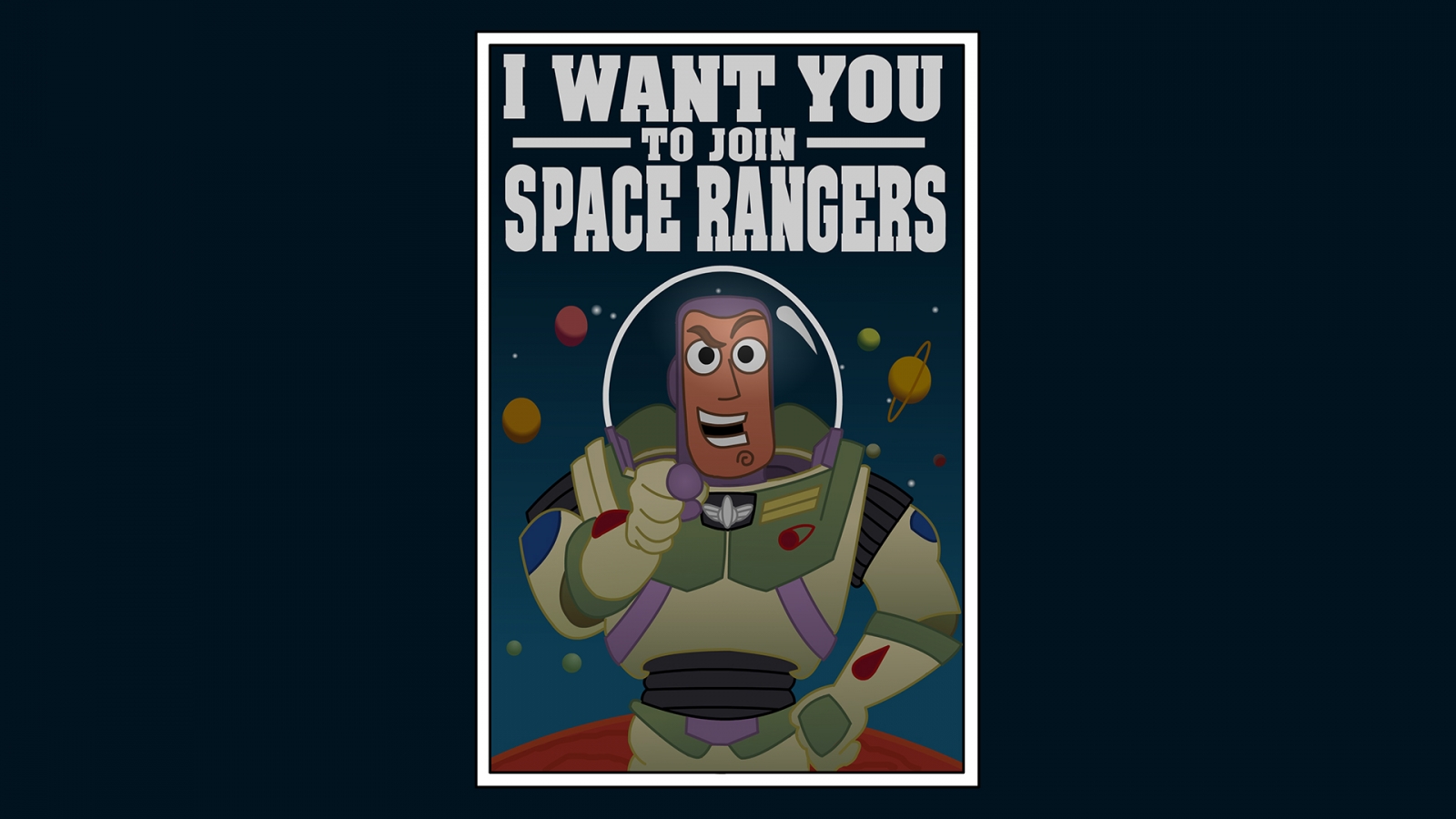 Free download Toy Story Buzz Lightyear Space Rangers Poster