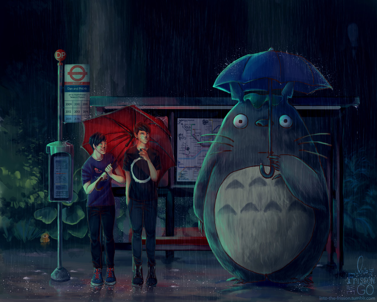 My Neighbor Totoro Ft Dan And Phil By Intothefrisson
