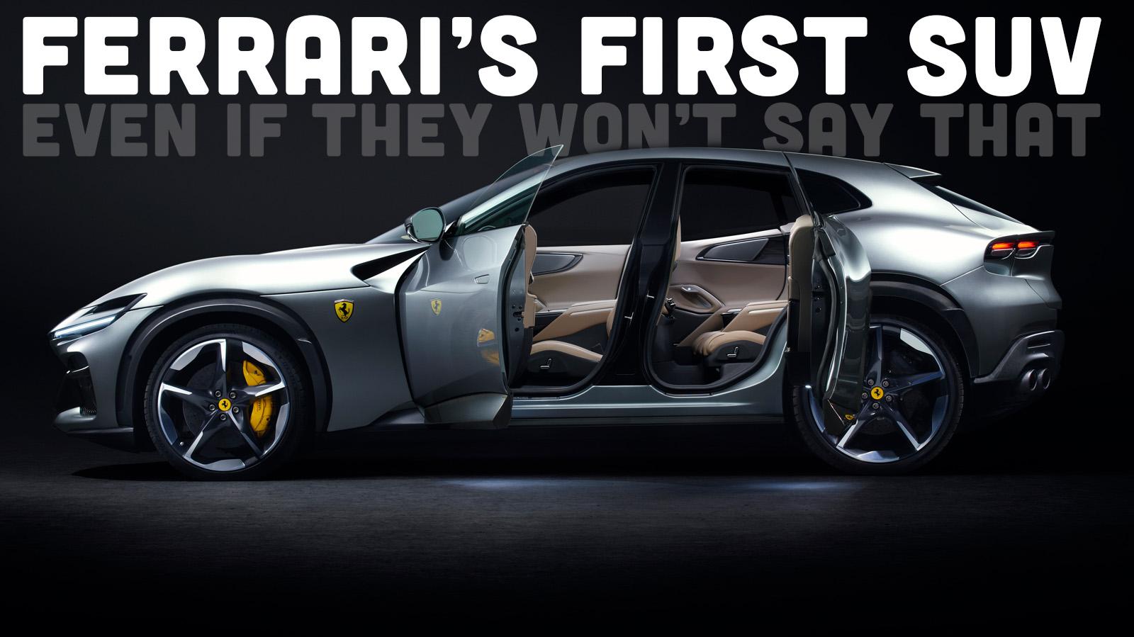 The Ferrari Purosangue Is S First Ever Suv And It Got A
