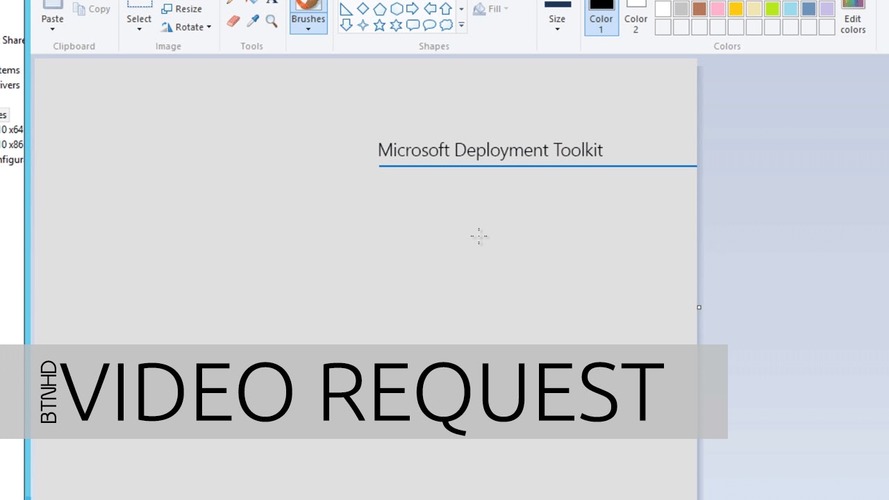 Customize The Mdt Background During Deployment Video Request
