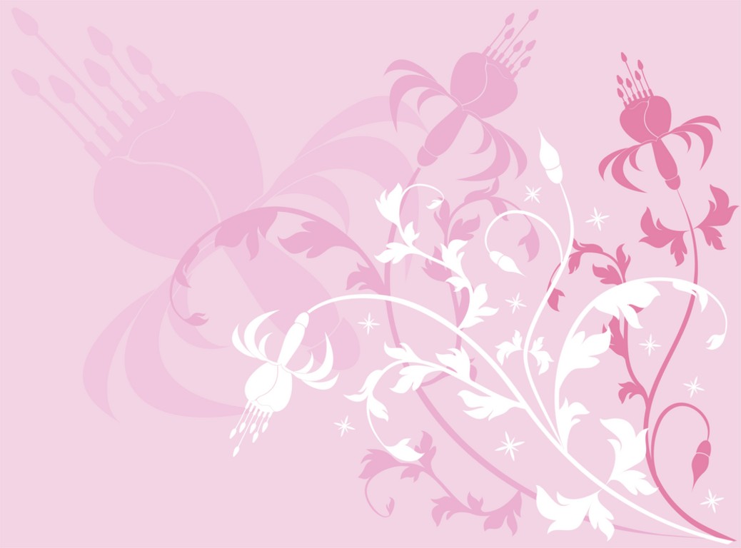 Floral Background Pink See To World