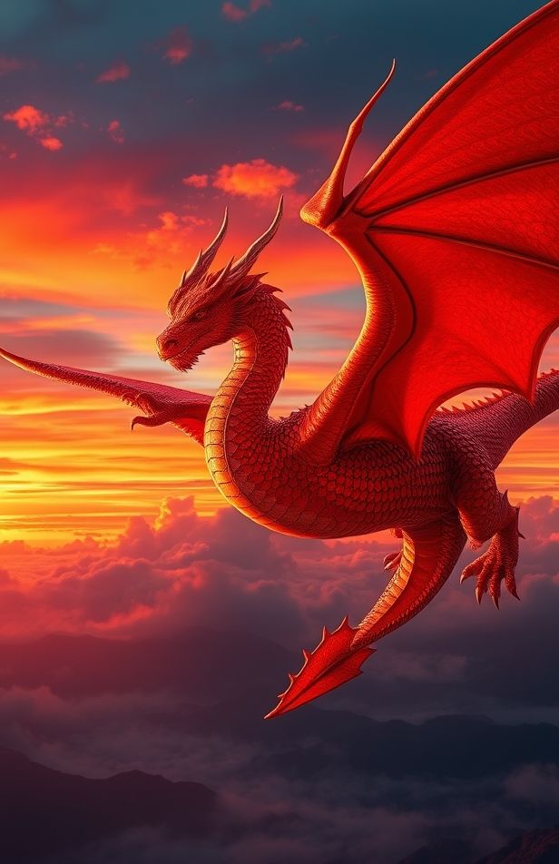 Red Dragon Wallpaper Hd