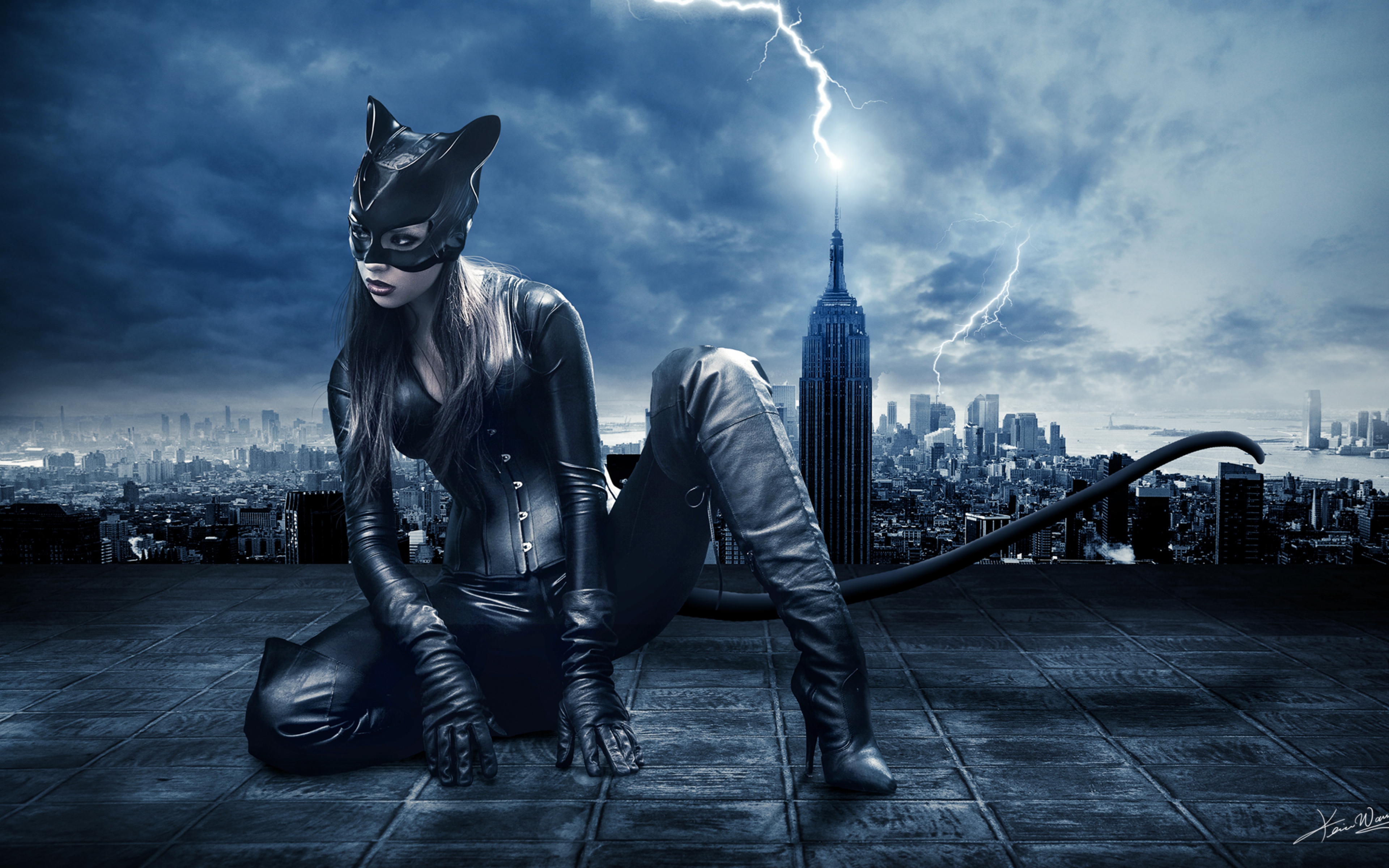 Wallpaper Catwoman Batman Dc Ics Ultra HD 4k