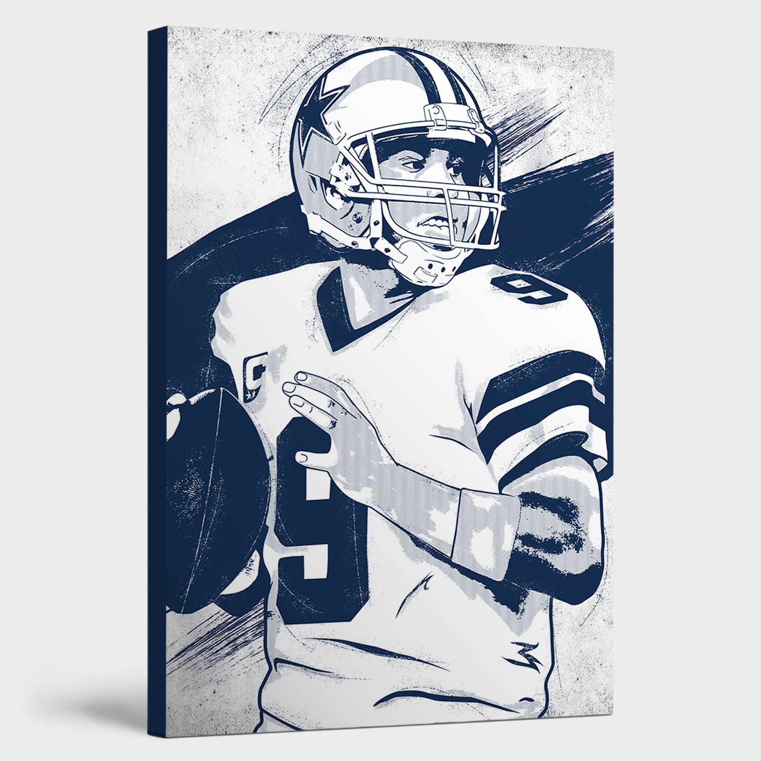 Dallas Football Canvas Print Tony Romo Dallas Cowboys Man