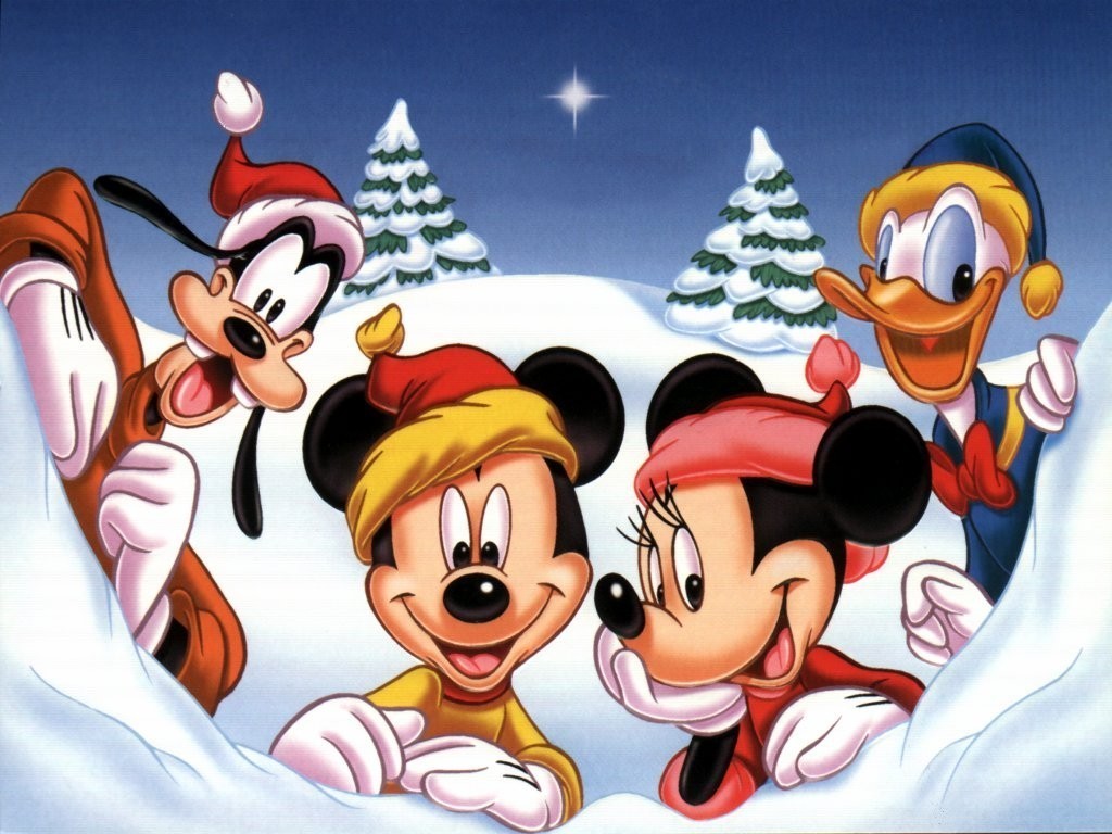 Mickey And Minnie Christmas Wallpaper