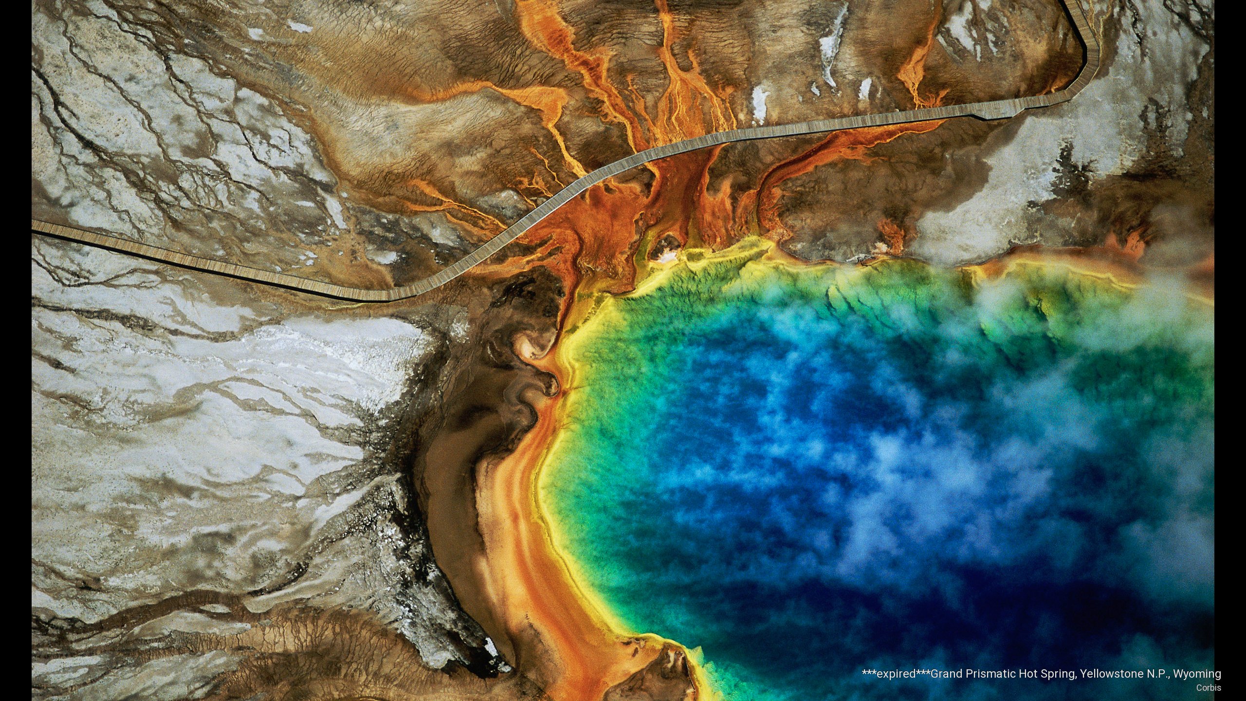 Webshots Grand Prismatic Hot Spring Yellowstone N P Wyoming