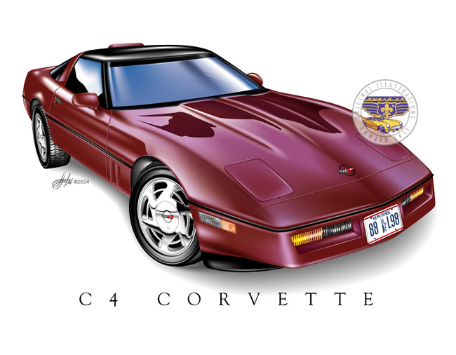 C4 Corvette Logo Wallpaper By Edwardeksi