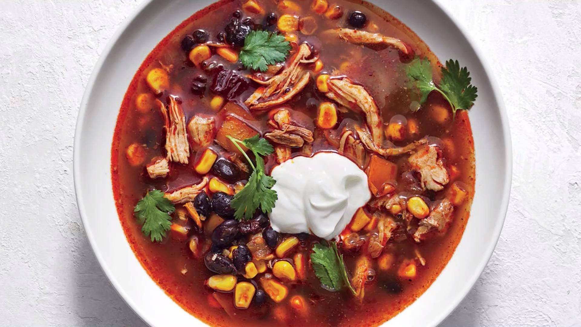 Slow Cook Black Bean Soup Rr22bsoaim3fnojj Wallpaper