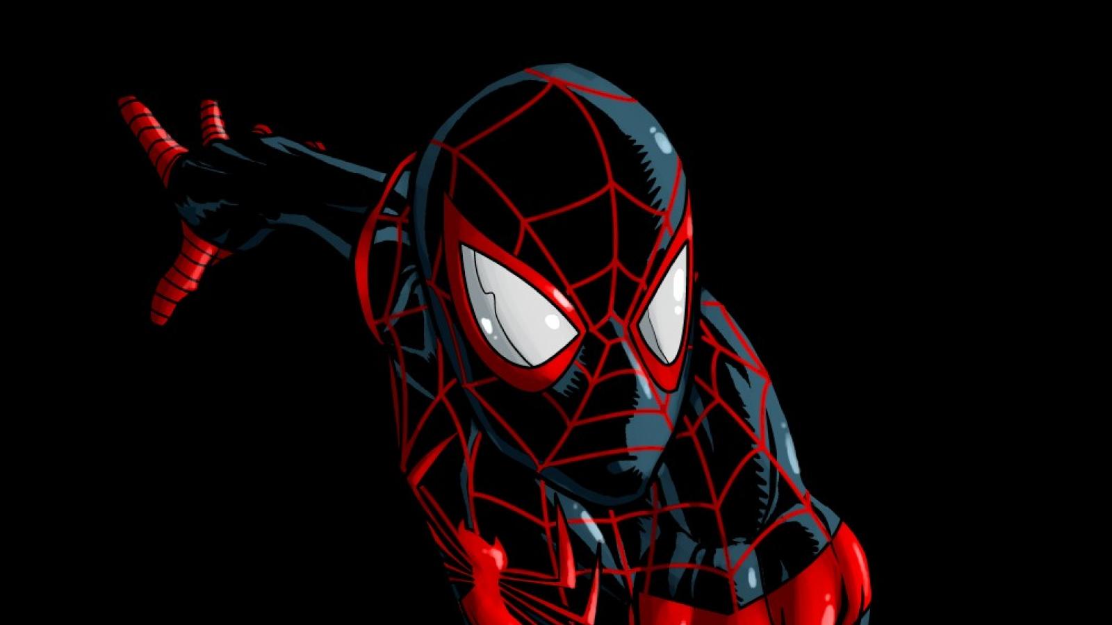 Comics spider man superheroes marvel ultimate miles morales wallpaper