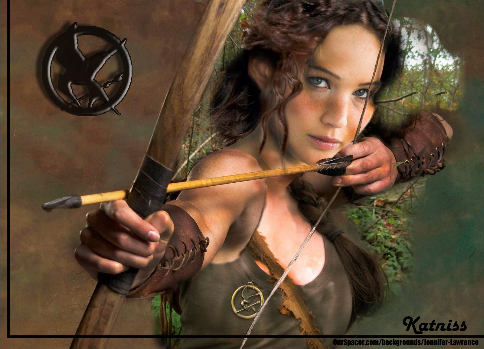 Bow And Arrow Costume Jennifer Lawrence As Katniss Jpg