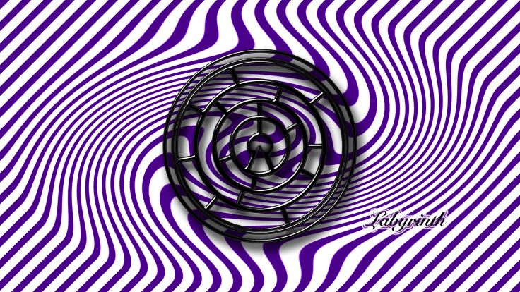 Optical Illusion Psychedelic Wallpaper