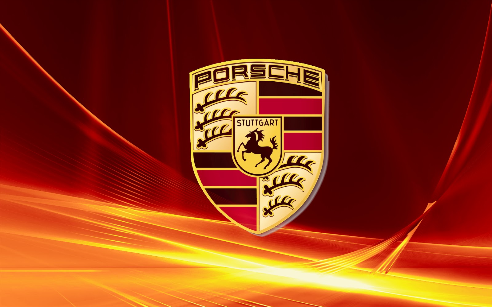 Porsche logo on the wall at the Paris Motor Show. France - October 3, 2018  Stock Photo | Adobe Stock
