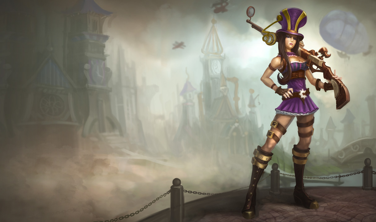 League Of Legends Wallpaper Caitlyn The Sheriff Piltover