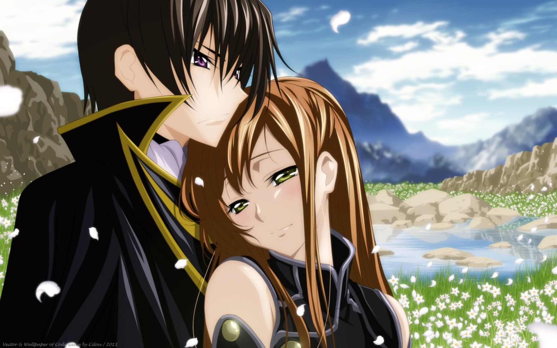 Romantic Anime Couple HD Wallpapers  Wallpaper Cave