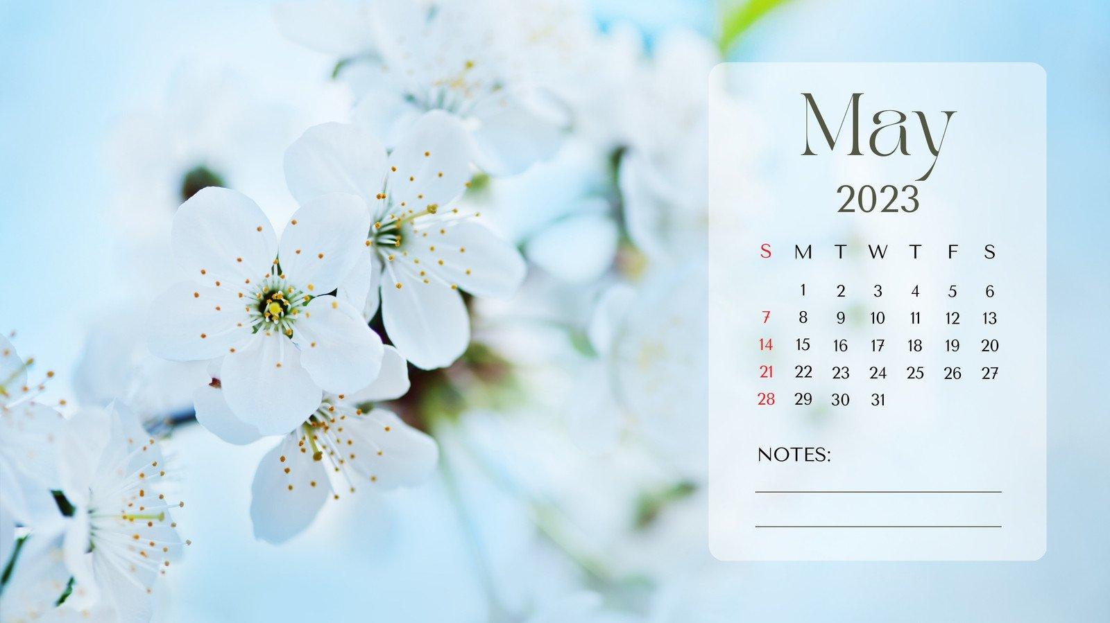 Page 5   Free and customizable spring desktop wallpaper templates