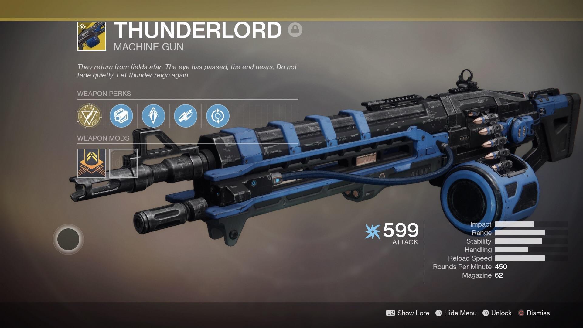 Thunderlord In All Its Glory Destiny2