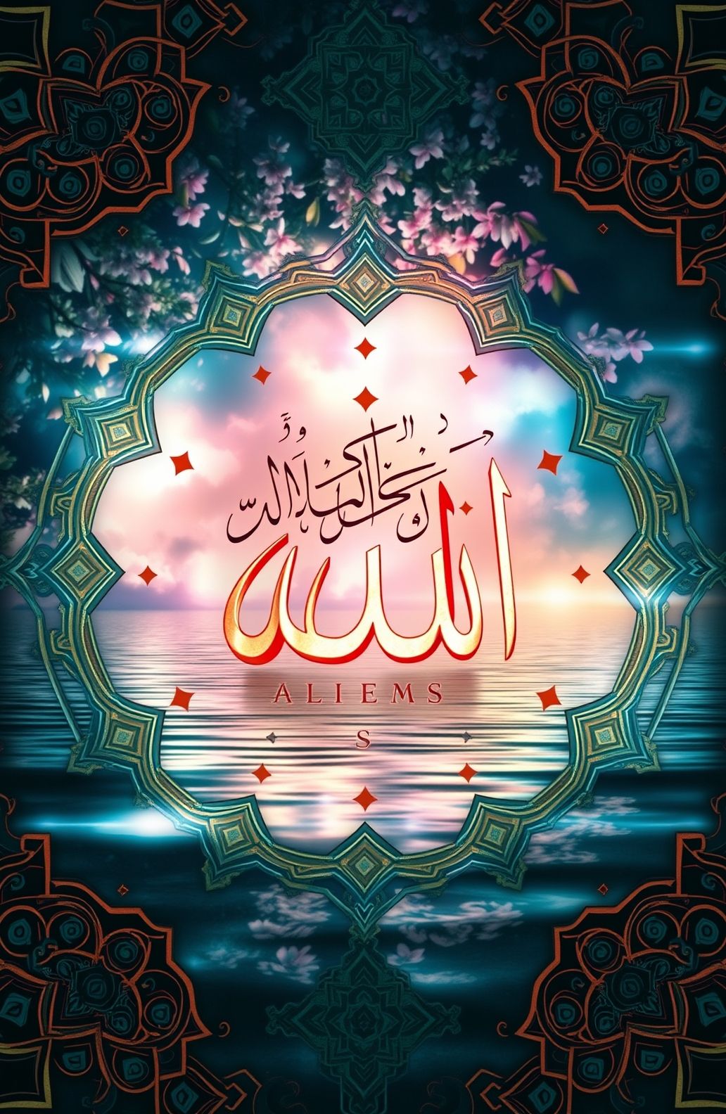 Beautiful Allah Names Wallpaper