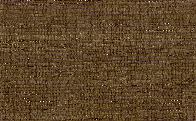 Grasscloth Heavy Jute with Metallic Yarn Wallpaper in Browns design by