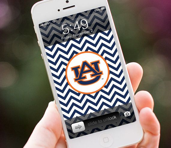 Chevron Auburn Tigers IPhone Wallpaper by MatthewStudios on Etsy 0
