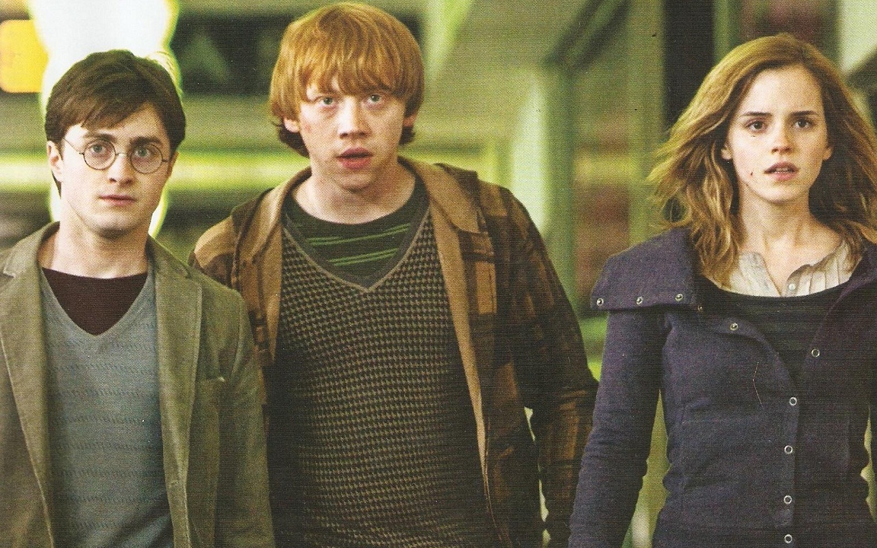 Harry Ron And Hermione Wallpaper