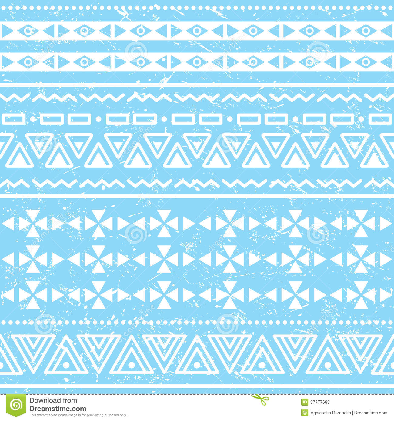 Blue Aztec Background Bac