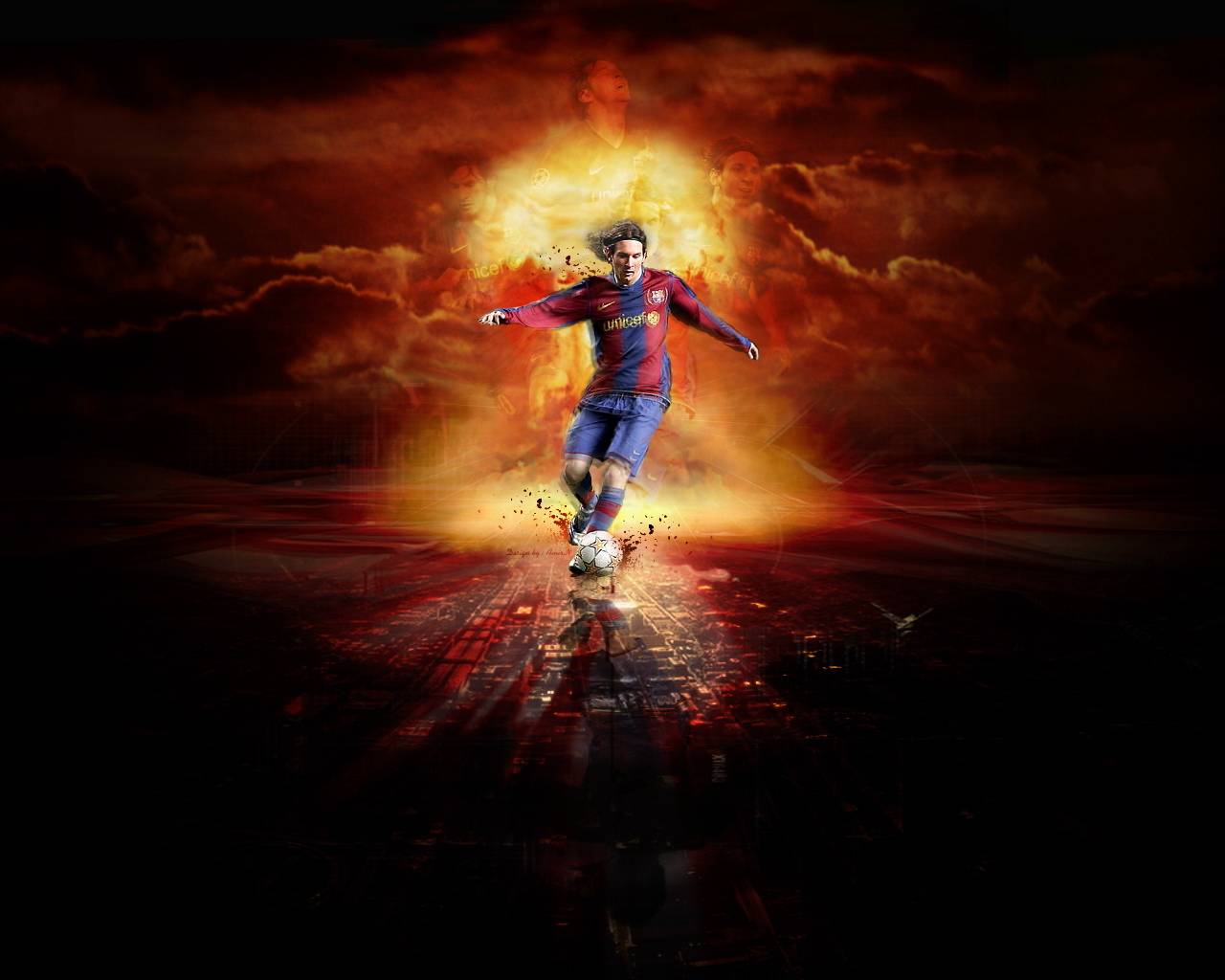 Lionel Messi Cool Wallpaper Pixel Football HD